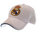 Real Madrid White Debossed Cap