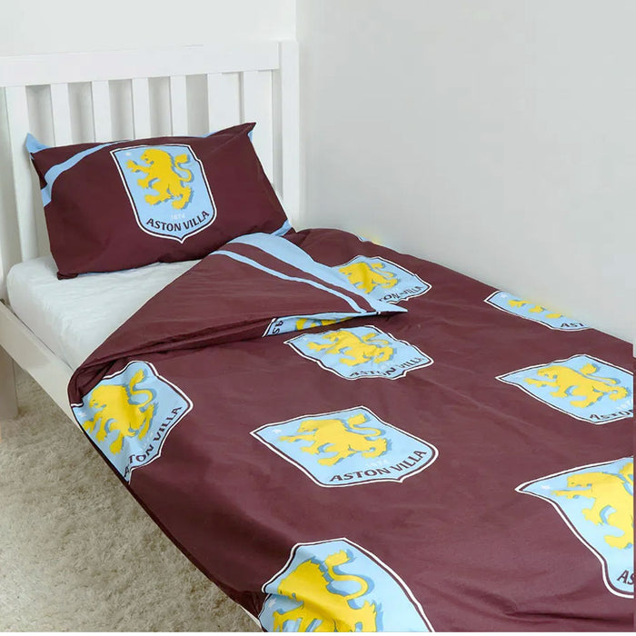 Aston Villa FC Single Duvet Set