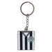 Newcastle United FC Retro Shirt Keyring