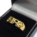 Arsenal FC 18ct Gold Plated on Silver AFC Ring - V