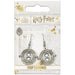 Harry Potter Silver Plated Time Turner Hook Earrings