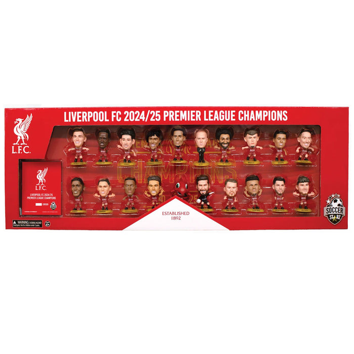 Liverpool FC SoccerStarz Season 24-25 Premier League Champions Team Pack