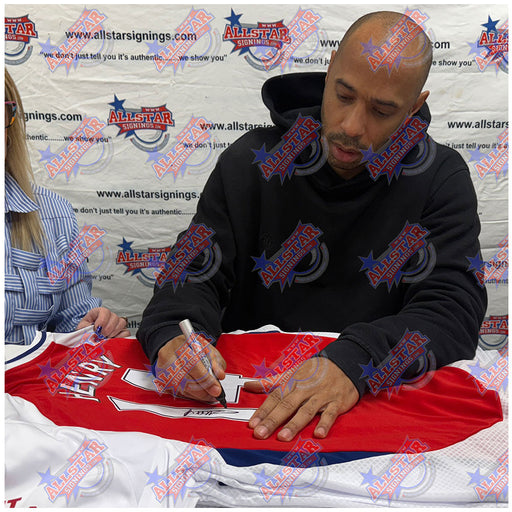 Arsenal FC Bergkamp & Henry Signed Shirts (Dual Framed)