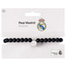Real Madrid FC Black Bead Bracelet