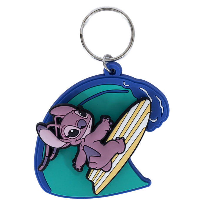 Lilo & Stitch Surfing Angel PVC Keyring