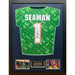 Arsenal FC Seaman Signed Shirt (Framed)