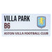 Aston Villa FC White Street Sign