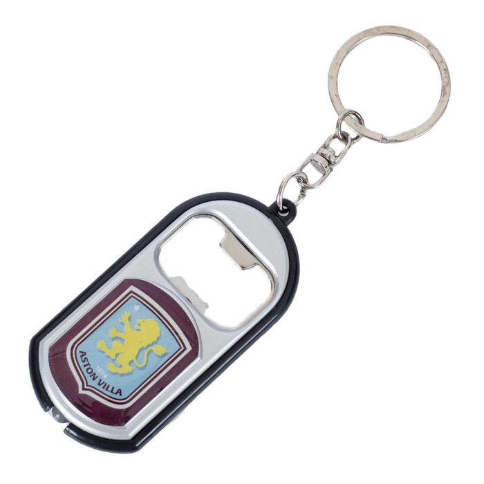 Aston Villa FC Keyring Torch Bottle Opener