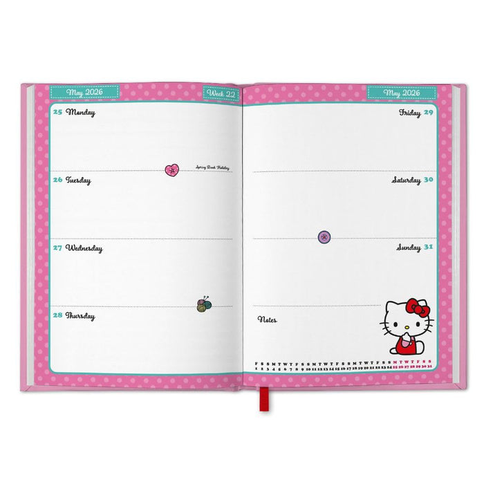 Hello Kitty A5 Diary 2026