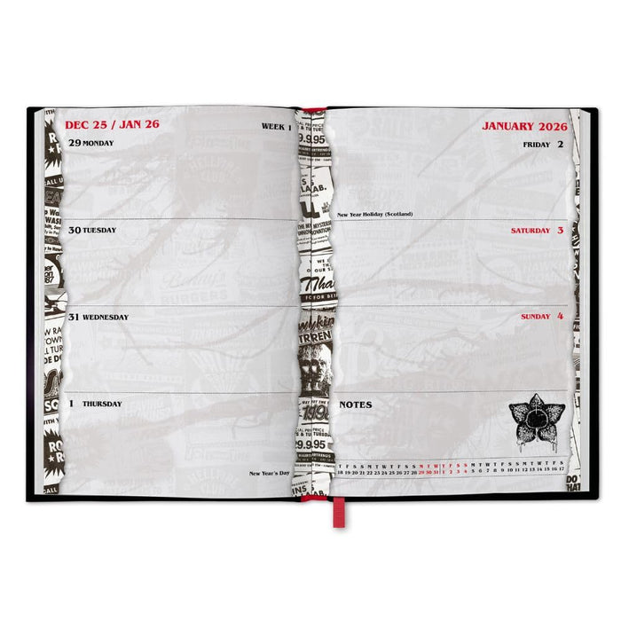 Stranger Things A5 Diary 2026