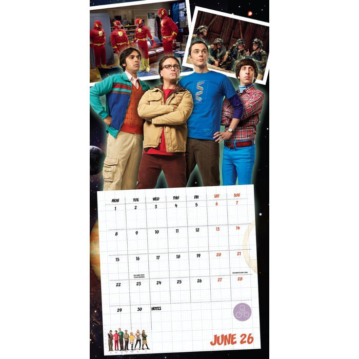 The Big Bang Theory Square Calendar 2026