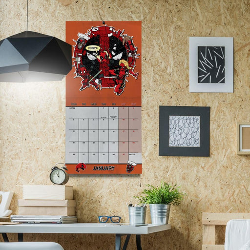Deadpool Square Calendar 2026