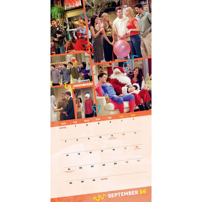 Friends Square Calendar 2026