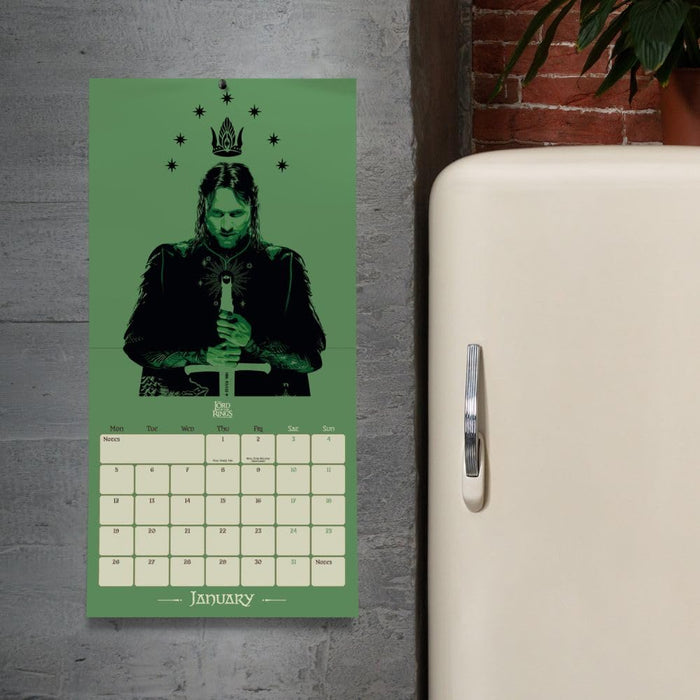 The Lord Of The Rings Square Calendar 2026