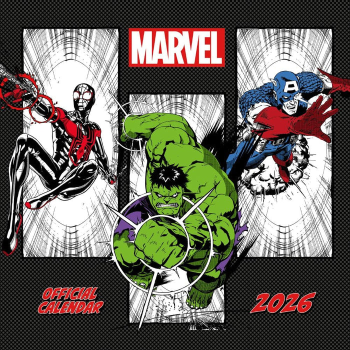 Marvel Comics Square Calendar 2026