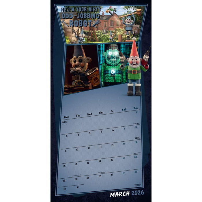 Wallace & Gromit Square Calendar 2026