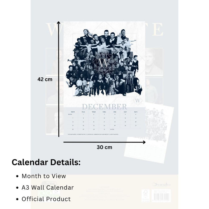 Westlife A3 Calendar 2026