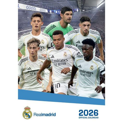 Real Madrid CF A3 Calendar 2026