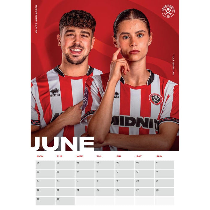 Sheffield United FC A3 Calendar 2026