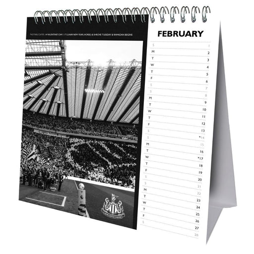 Newcastle United FC Desktop Calendar 2026