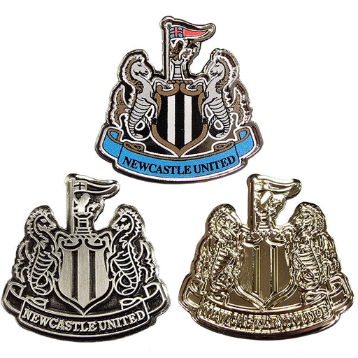 Newcastle United FC 3pc Crest Badge Set