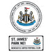 Newcastle United FC A4 Car Decal