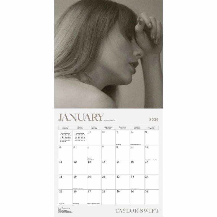 Taylor Swift Square Calendar 2026