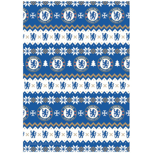 Chelsea FC Christmas Gift Wrap