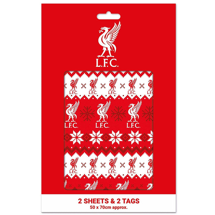 Liverpool FC Christmas Gift Wrap