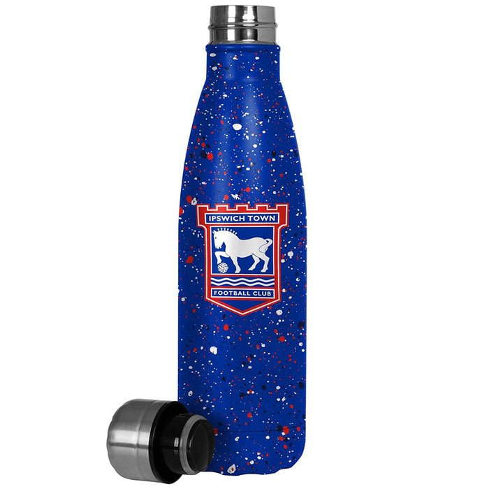 Ipswich Town FC Paint Splatter Thermal Flask