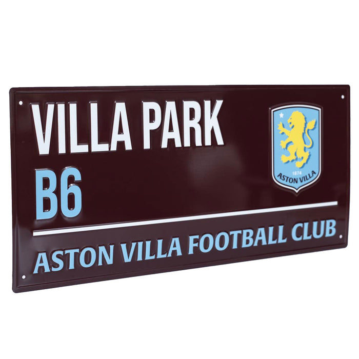 Aston Villa FC Colour Street Sign