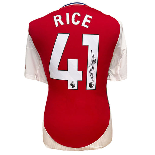 Arsenal FC Rice Signed Shirt