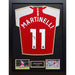Arsenal FC Martinelli Signed Shirt (Framed) - Excellent Pick