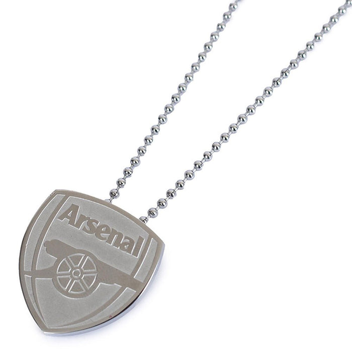 Arsenal FC Stainless Steel Large Pendant & Chain - Excellent Pick