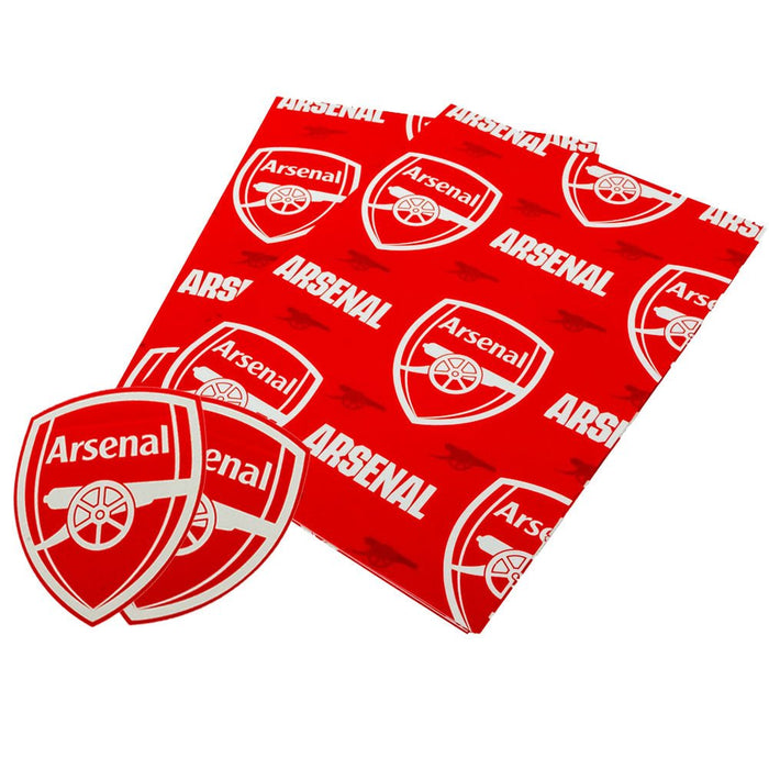 Arsenal FC Text Gift Wrap - Excellent Pick
