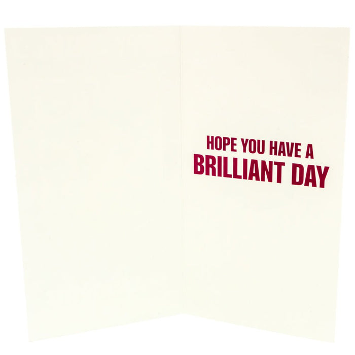 Aston Villa FC Personalised Birthday Card - Excellent Pick