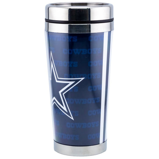 Dallas Cowboys Full Wrap Travel Mug - Excellent Pick