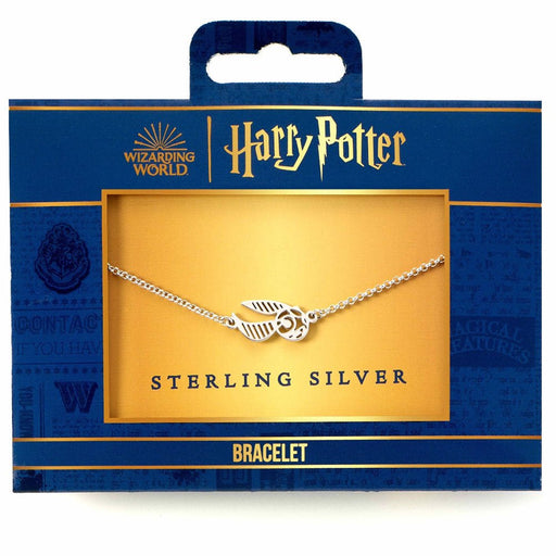 Harry Potter Sterling Silver Charm Bracelet Golden Snitch - Excellent Pick