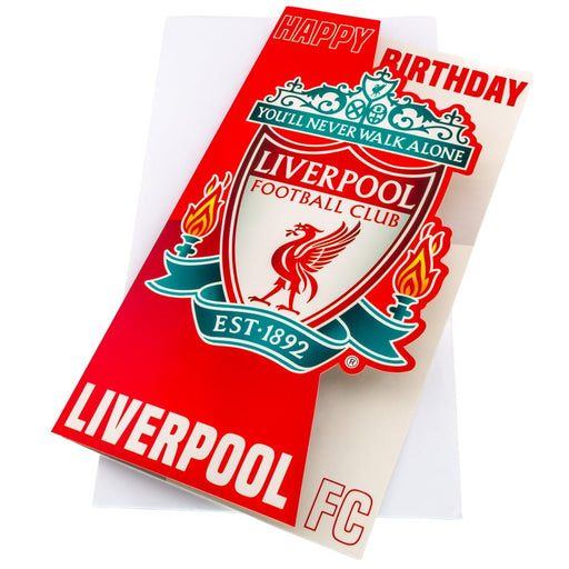 Liverpool FC Crest Birthday Card - Excellent Pick