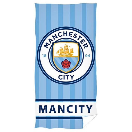 Manchester City FC Stripe Towel - Excellent Pick
