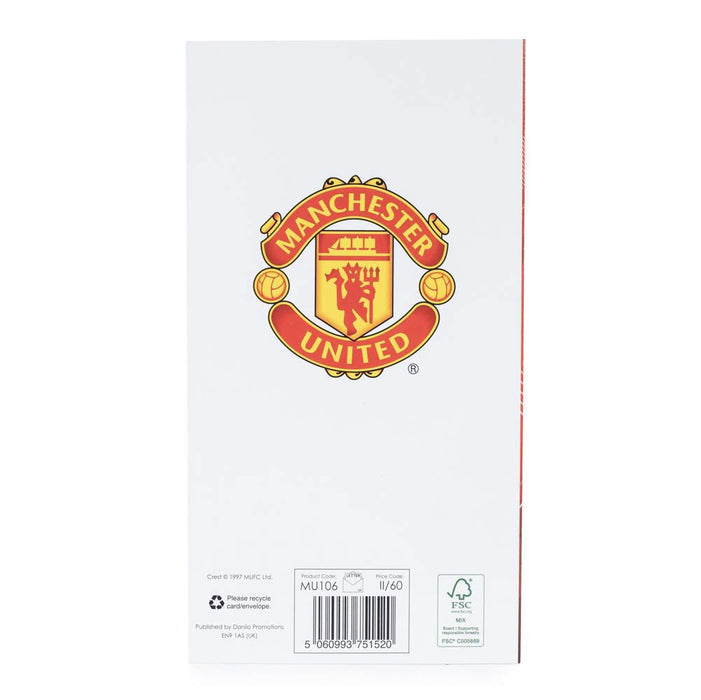 Manchester United FC Super Son Birthday Card - Excellent Pick