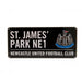 Newcastle United FC Street Sign BK - Excellent Pick
