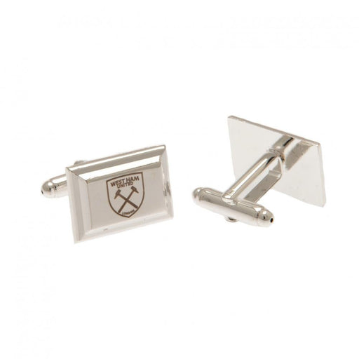 West Ham United FC Silver Plated Cufflinks - Excellent Pick