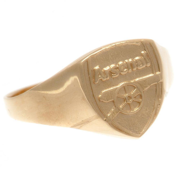 Arsenal FC 9ct Gold Crest Ring Medium - Excellent Pick