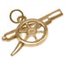 Arsenal FC 9ct Gold Pendant Cannon - Excellent Pick