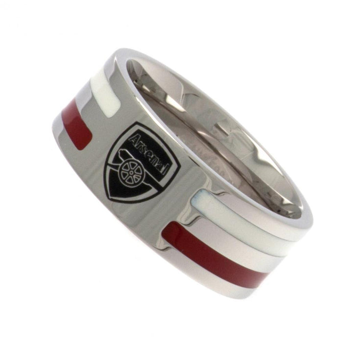 Arsenal FC Colour Stripe Ring Small - Excellent Pick