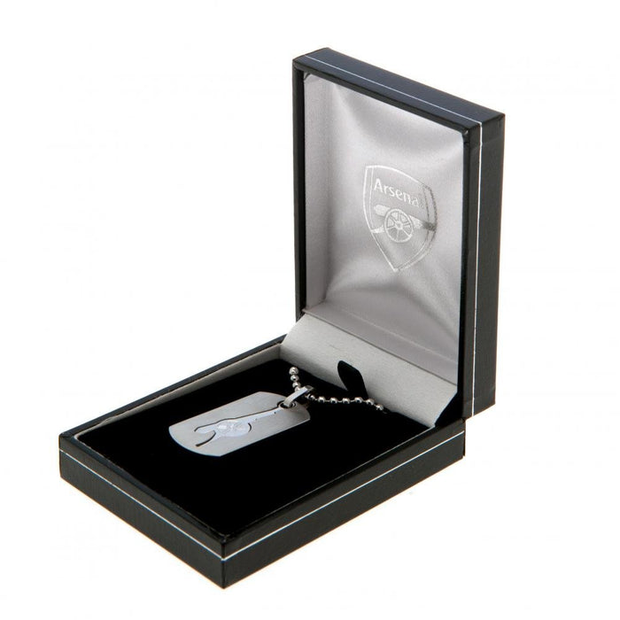 Arsenal FC Dog Tag & Chain CO GN - Excellent Pick