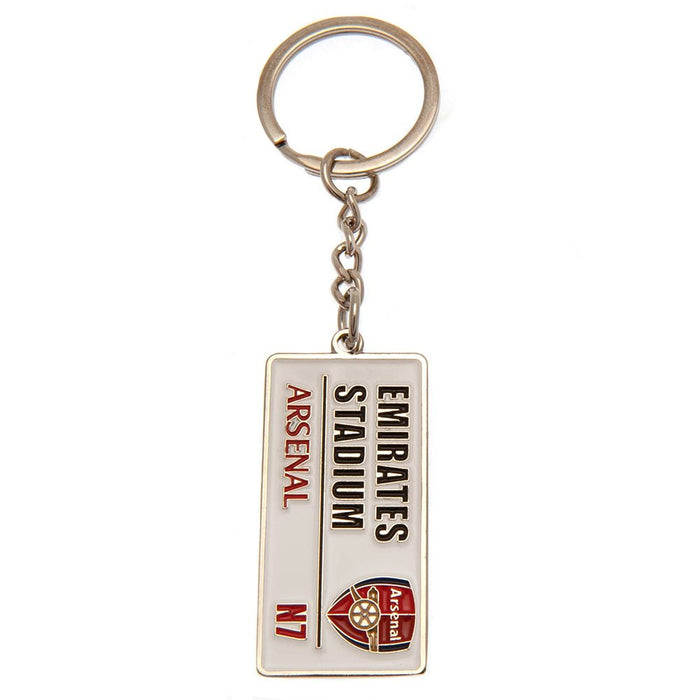 Arsenal FC Embossed Street Sign Keyring - Excellent Pick