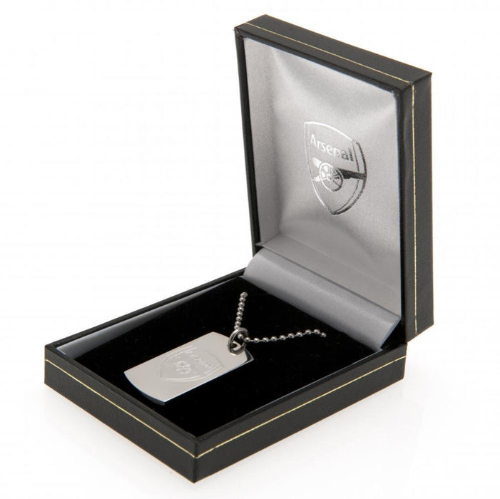 Arsenal FC Engraved Dog Tag & Chain - Excellent Pick
