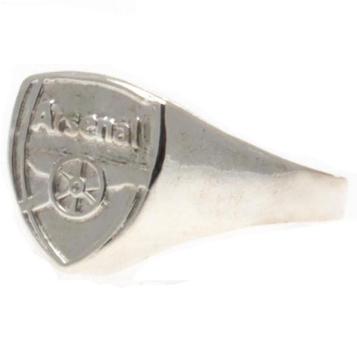 Arsenal FC Silver Plated Crest Ring Small - Excellent Pick